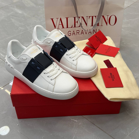 Valentino open beyaz lacivert sneakers
