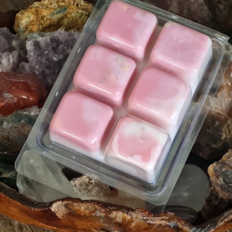El yapımı, çilek kokulu  soya wax buhurdanlık koku tableti