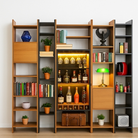 Modül Kitaplık / Bar
