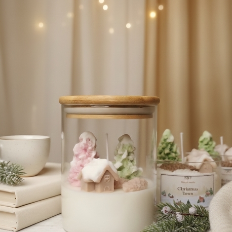 Christmas Town-Pink