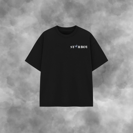 STARBOY PUNK -Ön ve Arka Baskılı Unisex Premium Tişört 