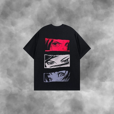 PANEL TEE-Arka Ve Ön Baskılı Unisex Premium Tişört 