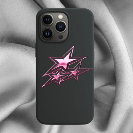 Y2K Cyber Star Telefon Kılıfı - Siber Estetik Grunge Tasarım