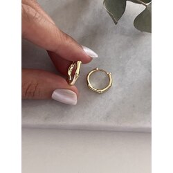 Xuping 14K Kemik Model Küpe