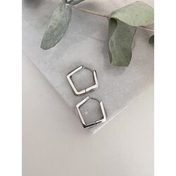 Xuping Silver Dörtgen Küpe 