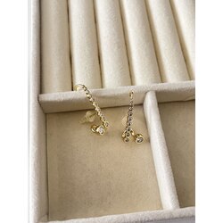 Xuping Taşlı 14K Lisa Küpe