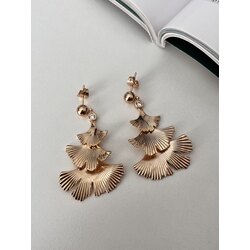 Xuping 18K Yaprak Sallantılı Küpe