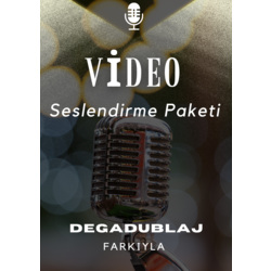 Vİdeolarınızı seslendiriyorum