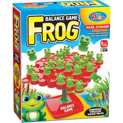 Frog Game Balance Denge Oyunu Kurbağa Denge Akıl Zeka Strateji Aile Kutu Oyunu