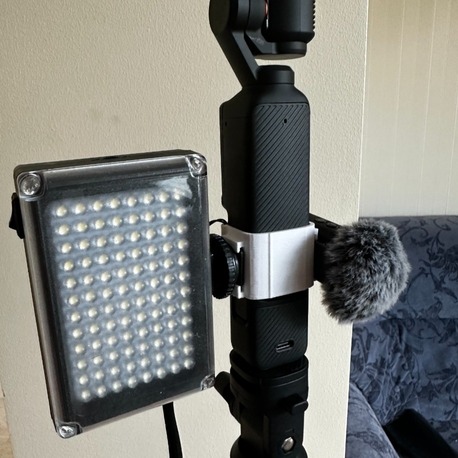 DJI Osmo Pocket 3 Mikrofon & Aksesuar Tutucu Aparat