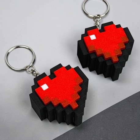Kalp Clicker Anahtarlık