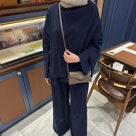 Dora Müslin Takım Lacivert 