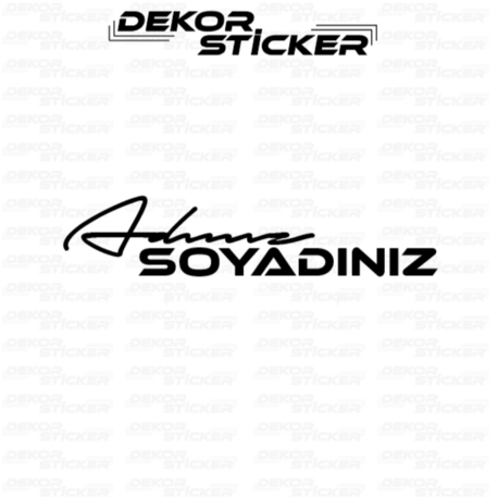 İsim Soyisim 45 cm