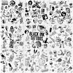 Black Ink Dövme Tasarımı Fikirleri (Ignorant, Cartoonish, Monoliner)