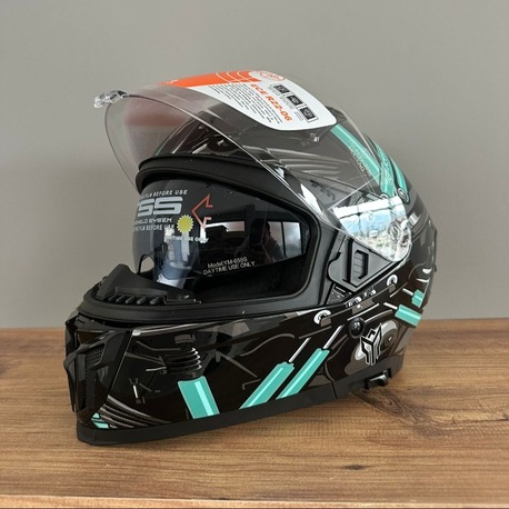 MOLIXING İÇİNDEN VİZÖRLÜ KASK MAVİ