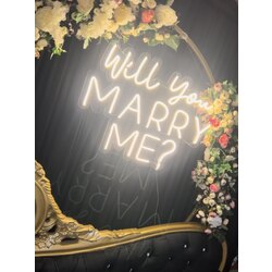 Will You Marry Me Işıklı Neon Duvar yazısı 