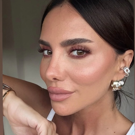 İthal Taş Detaylı Lizy Küpe
