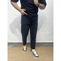 Füme yüksek bel boyfrend pantolon