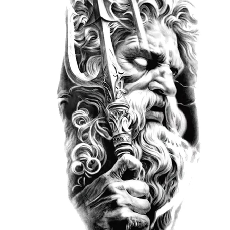 Zeus desen geçici dövme