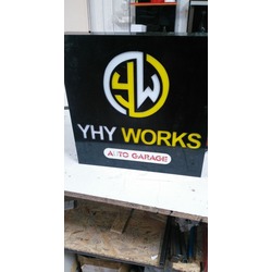 YHT WORKS Yazılı Tabelası 3D LED Tabela Logo Hazır Tabela Neon Etkili Işıklı Kutu Harf Tabela