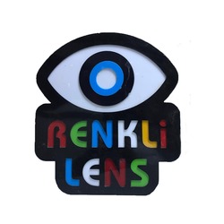RENLİ LENS Yazılı Tabelası 3D LED Tabela Logo Hazır Tabela Neon Etkili Işıklı Kutu Harf Tabela