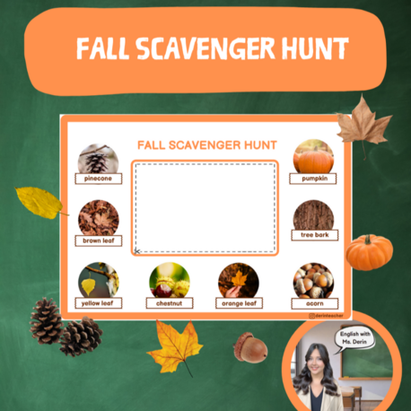 FALL NATURE SCAVENGER HUNT (PDF)