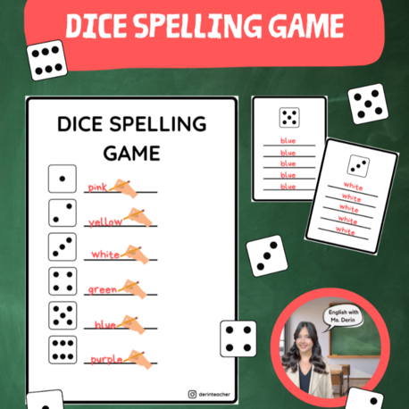 Dice Spelling Game (PDF)