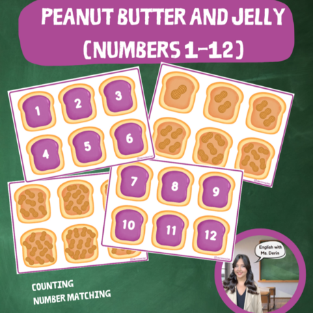 Peanut Butter and Jelly Counting (1-12)