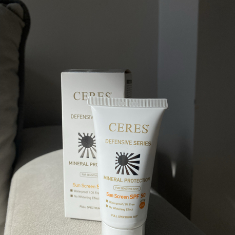 Ceres mineral protection sun screen spf50 