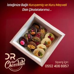 disk çikolata kutumuz