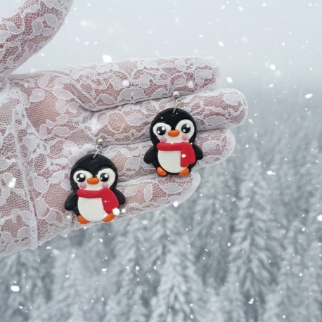 Penguen Küpe