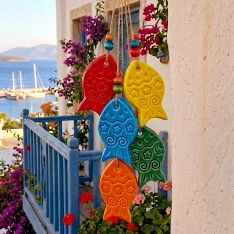 Balıklı Duvar Süsü 
