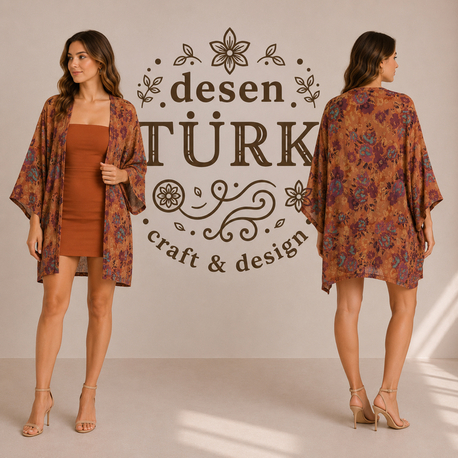 Sonbahar Kaftan Short