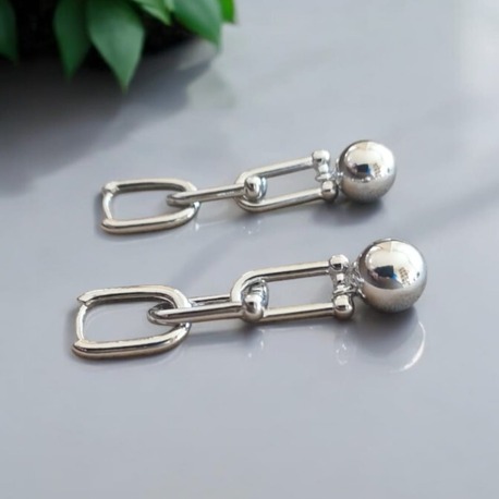 Linked Charm Earrings