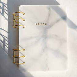 Mermer Kapaklı A5 Defter