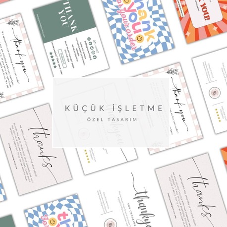 Küçük İşletmeler İçin Teşekkür Kartları