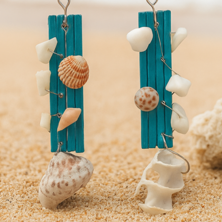 Handmade Seashell Earrings