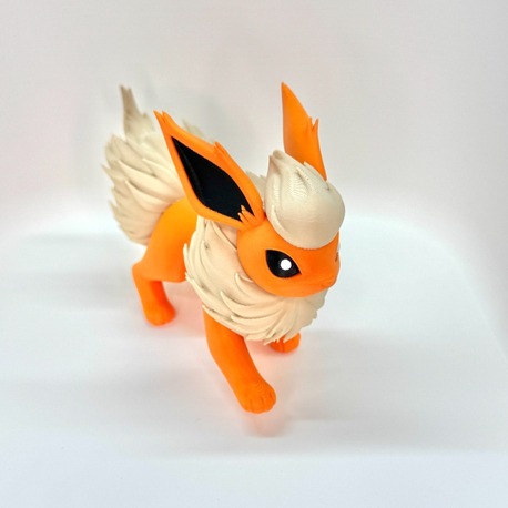 Özel Üretim Flareon (Pokémon) 3D Baskı Koleksiyon Figürü (10 cm)