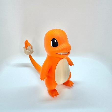 Özel Üretim Charmander (Pokémon) 3D Baskı Koleksiyon Figürü (10 cm)