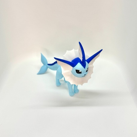 Özel Üretim Vaporeon (Pokémon) 3D Baskı Koleksiyon Figürü (10 cm)