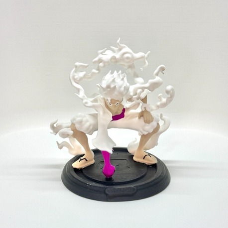 Özel Üretim Monkey D. Luffy - Gear 5 (One Piece) 3D Baskı Koleksiyon Figürü (10 cm)