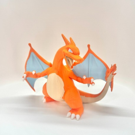Özel Üretim Charizard (Pokémon) 3D Baskı Koleksiyon Figürü (10 cm)