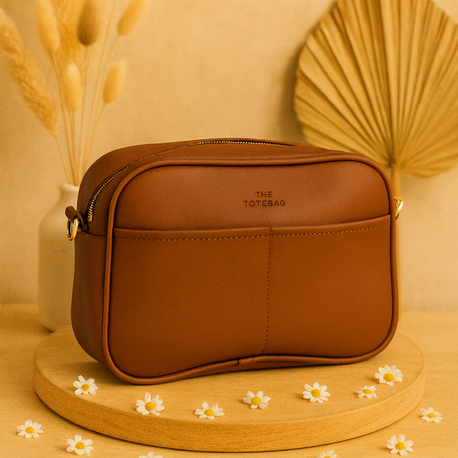 Minimalist Deri Crossbody Çanta 