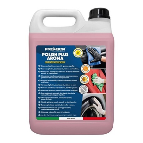 FRA-BER Polish Plus Aroma Plastik, Trim, Deri Yenileyici Bakım Spreyi (1:3 Konst.) - 4,54 lt