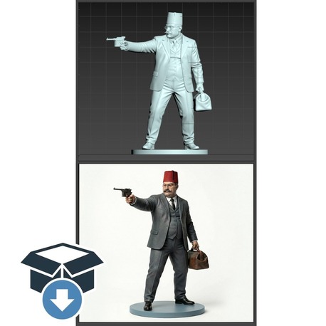 Dr. Aziz - 3D Baskı Figür Modeli (İndirilebilir Dosya)