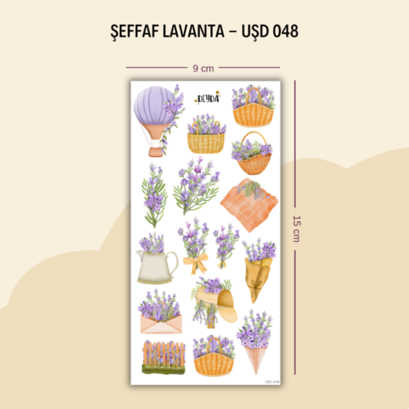UŞD-048 Lavanta Sticker