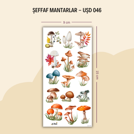 UŞD-046 Mantar Sticker