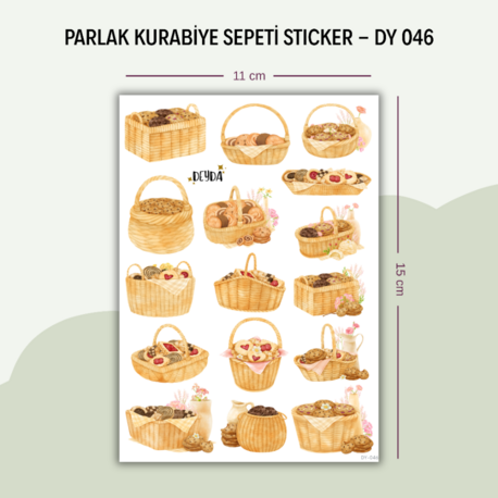 DY-046 Kurabiye Sepeti Sticker