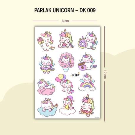 DK-009 Unicorn Sticker