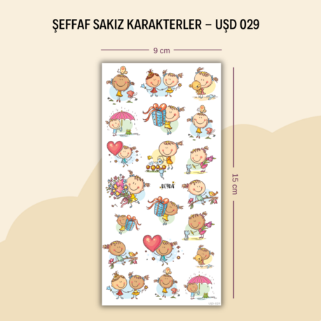 UŞD-029 Sakız Karakterler